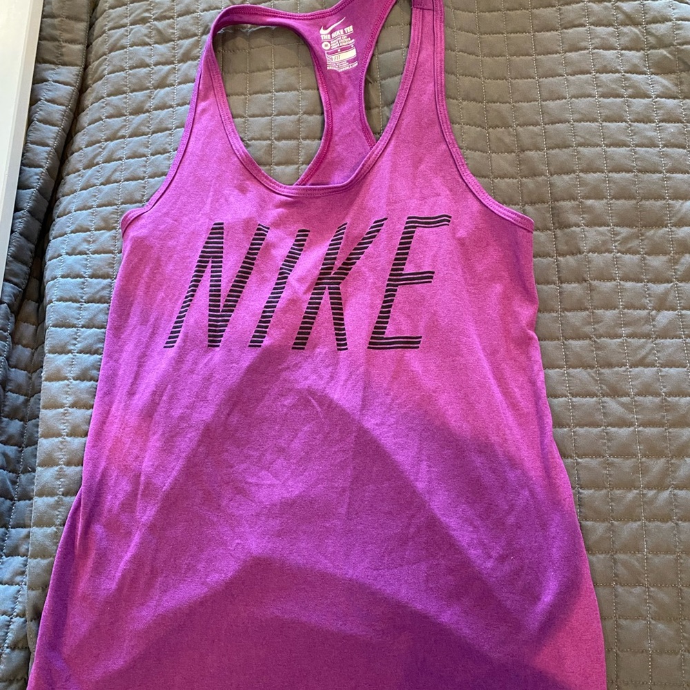 Nike purple dri-fit tank top